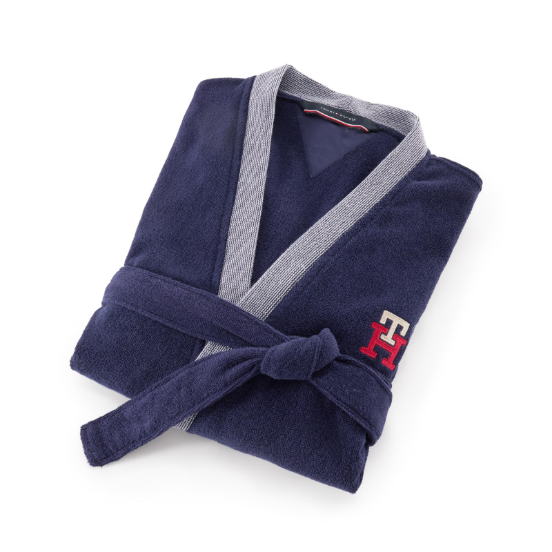 Szlafrok Tommy Hilfiger Spirit Navy