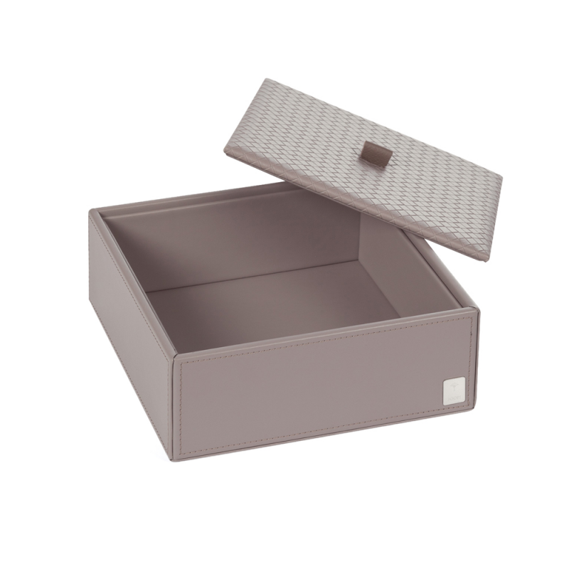 Pudełko z przykrywką duże szare - JOOP! - Dekoracje łazienkowe - Sklep JMB DESIGN
