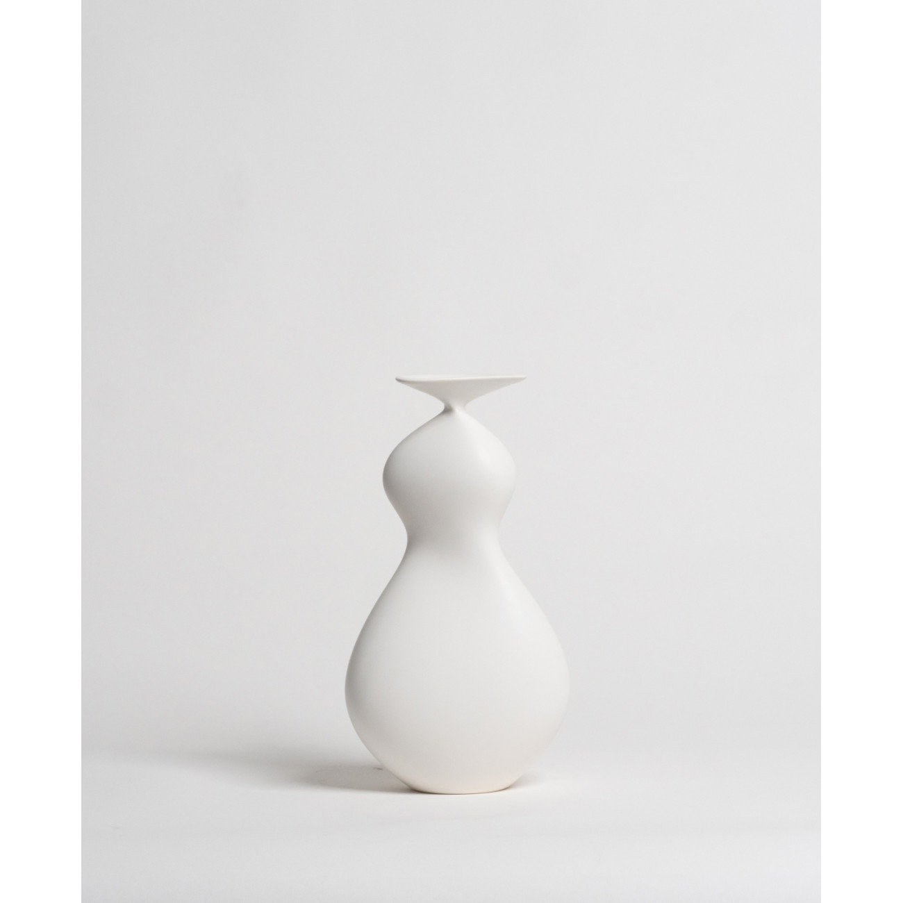 Wazon Claraval Celeste Pearl White