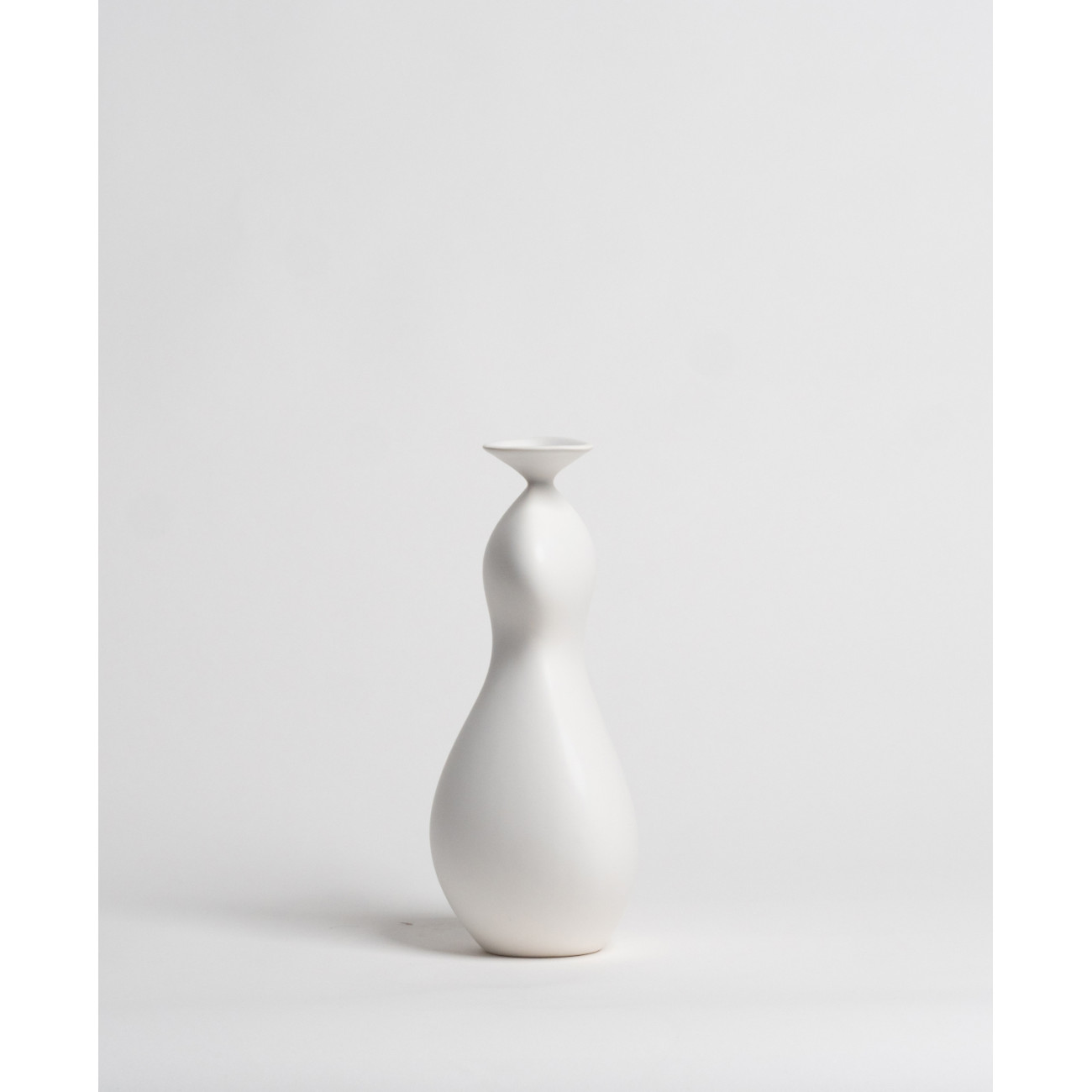 Wazon Claraval Celeste Pearl White