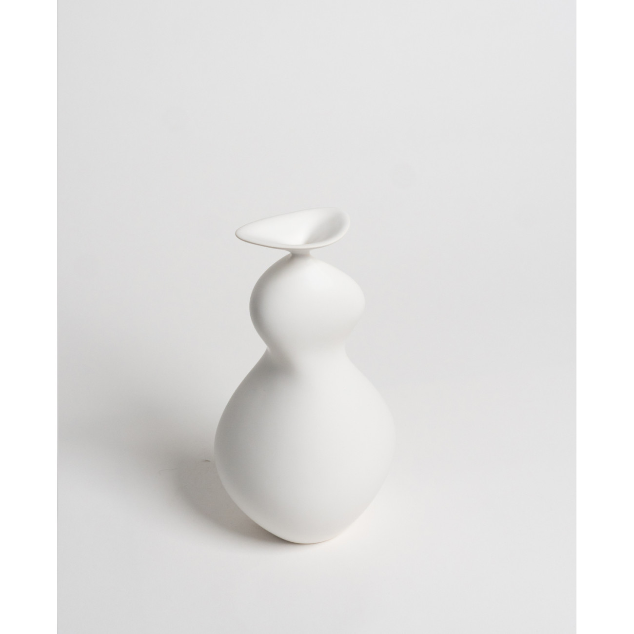 Wazon Claraval Celeste Pearl White