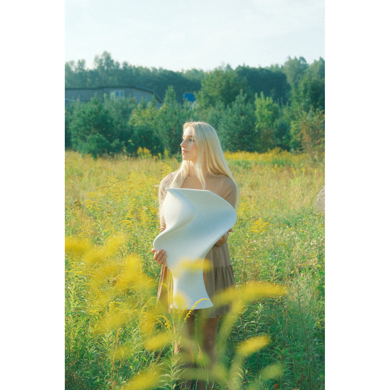 Wazon Claraval Sonia Salt White