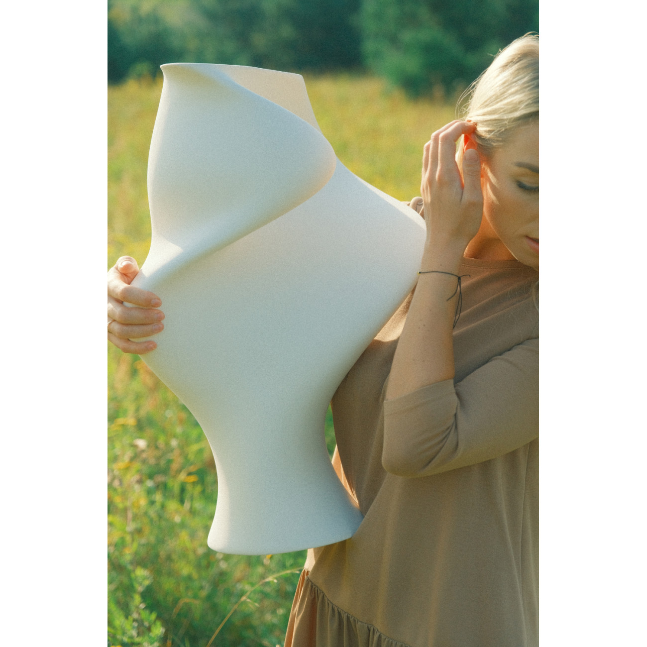 Wazon Claraval Sonia Salt White