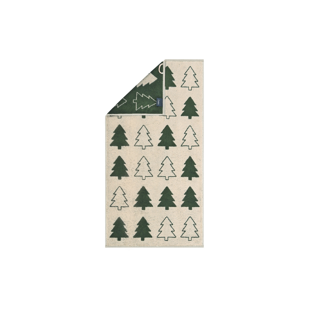 Ręcznik świąteczny Christmas Tree zielony 50x100 cm