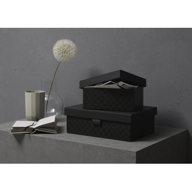 Pudełko z przykrywką małe poziome antracytowe JOOP! Cornflower 022070425