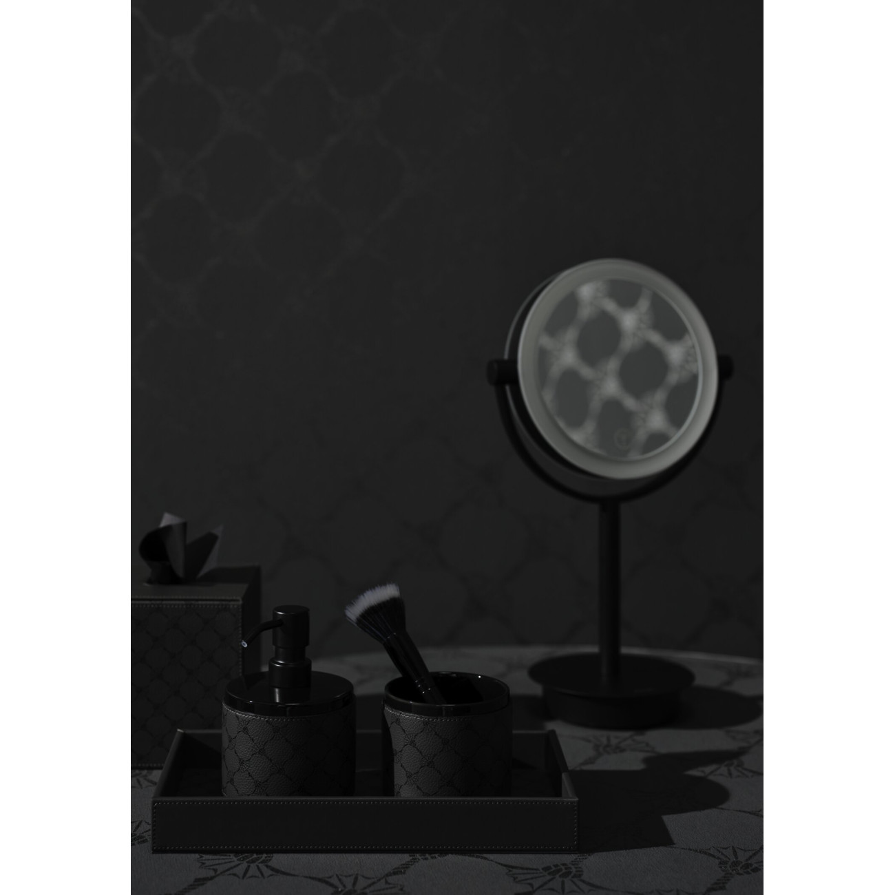 Chustecznik kwadratowy antracytowy JOOP! Cornflower 022050425