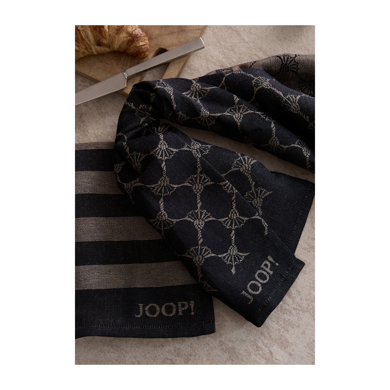 Ściereczka kuchenna JOOP! Cuisine Schwarz Cornflower 1700/93