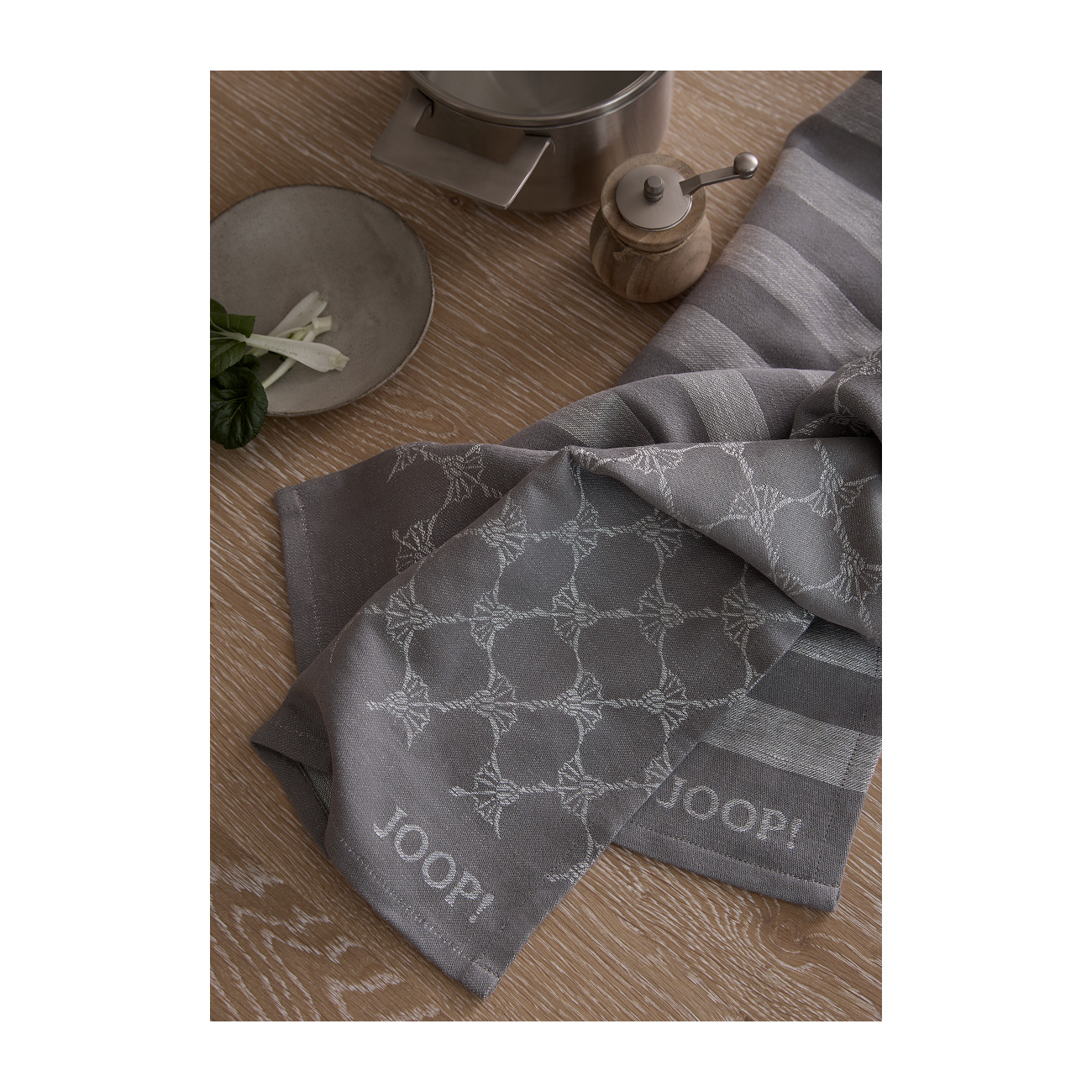 Ściereczka kuchenna JOOP! Cuisine Platin Stripes 1701/76