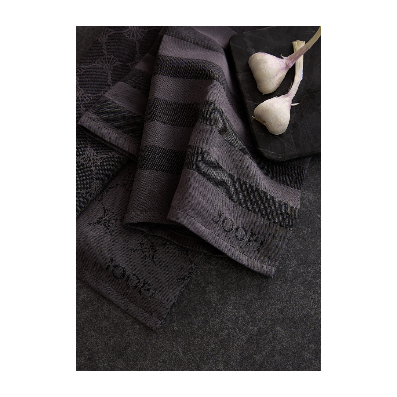 Ściereczka kuchenna JOOP! Cuisine Anthrazit Stripes 1701/79