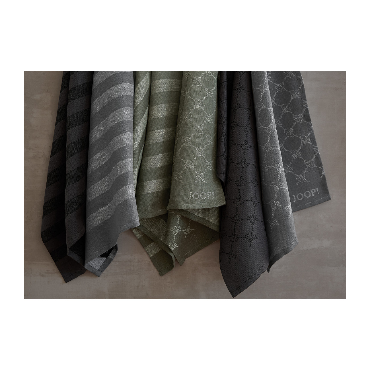 Ściereczka kuchenna JOOP! Cuisine Anthrazit Stripes 1701/79