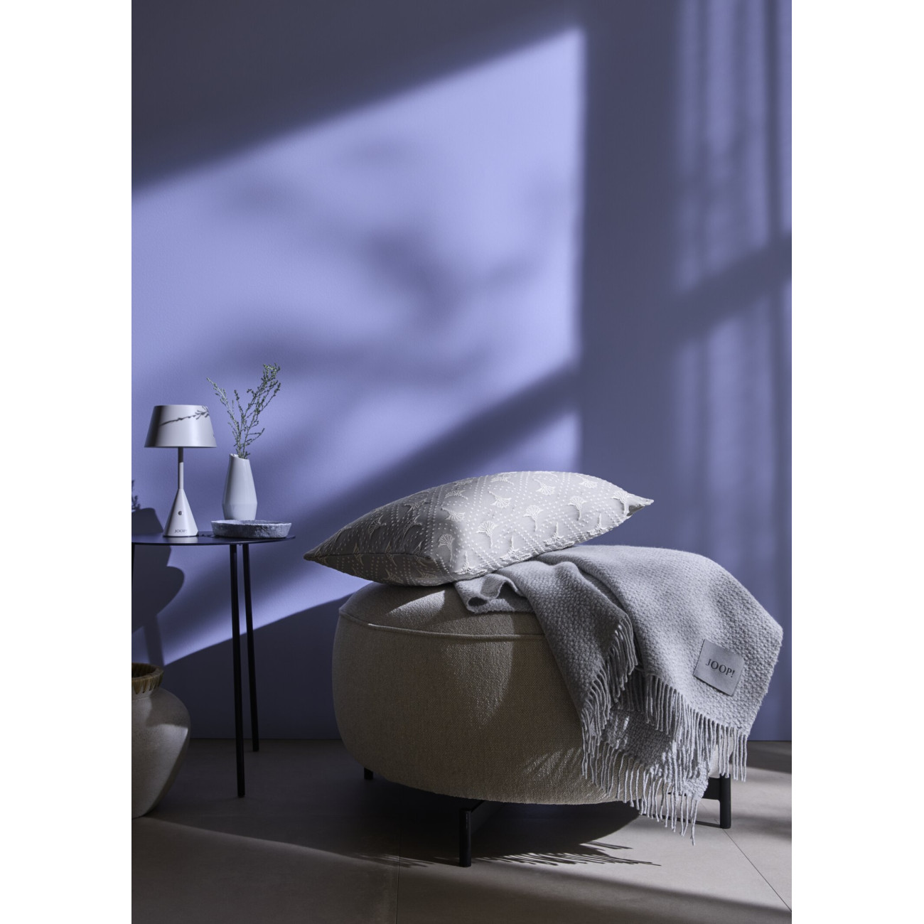 Poduszka JOOP! CORNFLOWER CHARM Silber 40x40 cm 71274/010