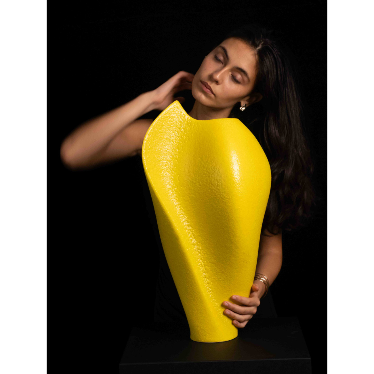 Wazon Claraval The Promise Popcorn Yellow