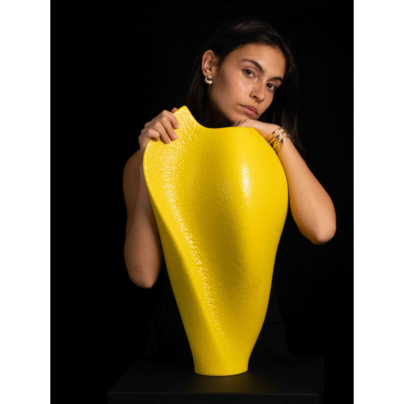 Wazon Claraval The Promise Popcorn Yellow