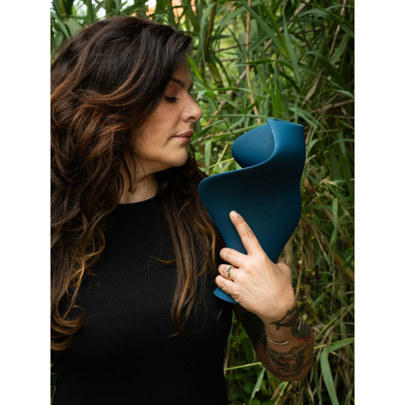 Wazon Claraval Baby Sonia Blue Velvet Wazon Claraval Baby Sonia Blue Velvet