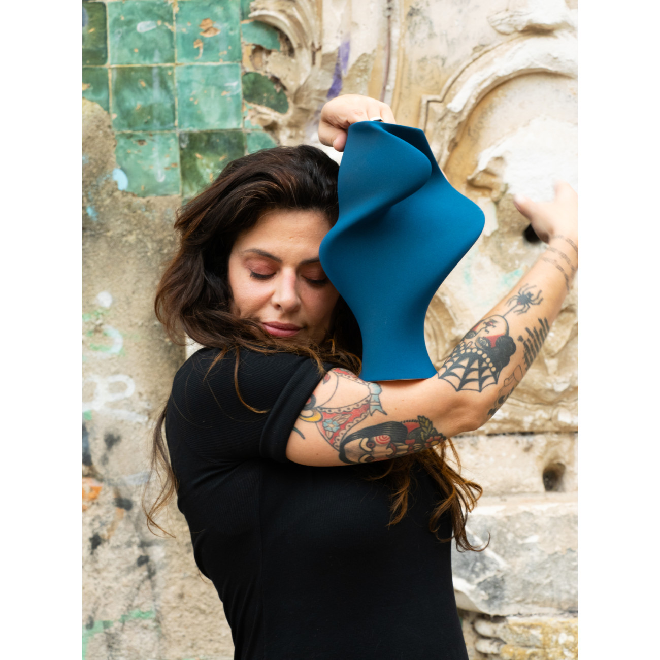 Wazon Claraval Baby Sonia Blue Velvet Wazon Claraval Baby Sonia Blue Velvet