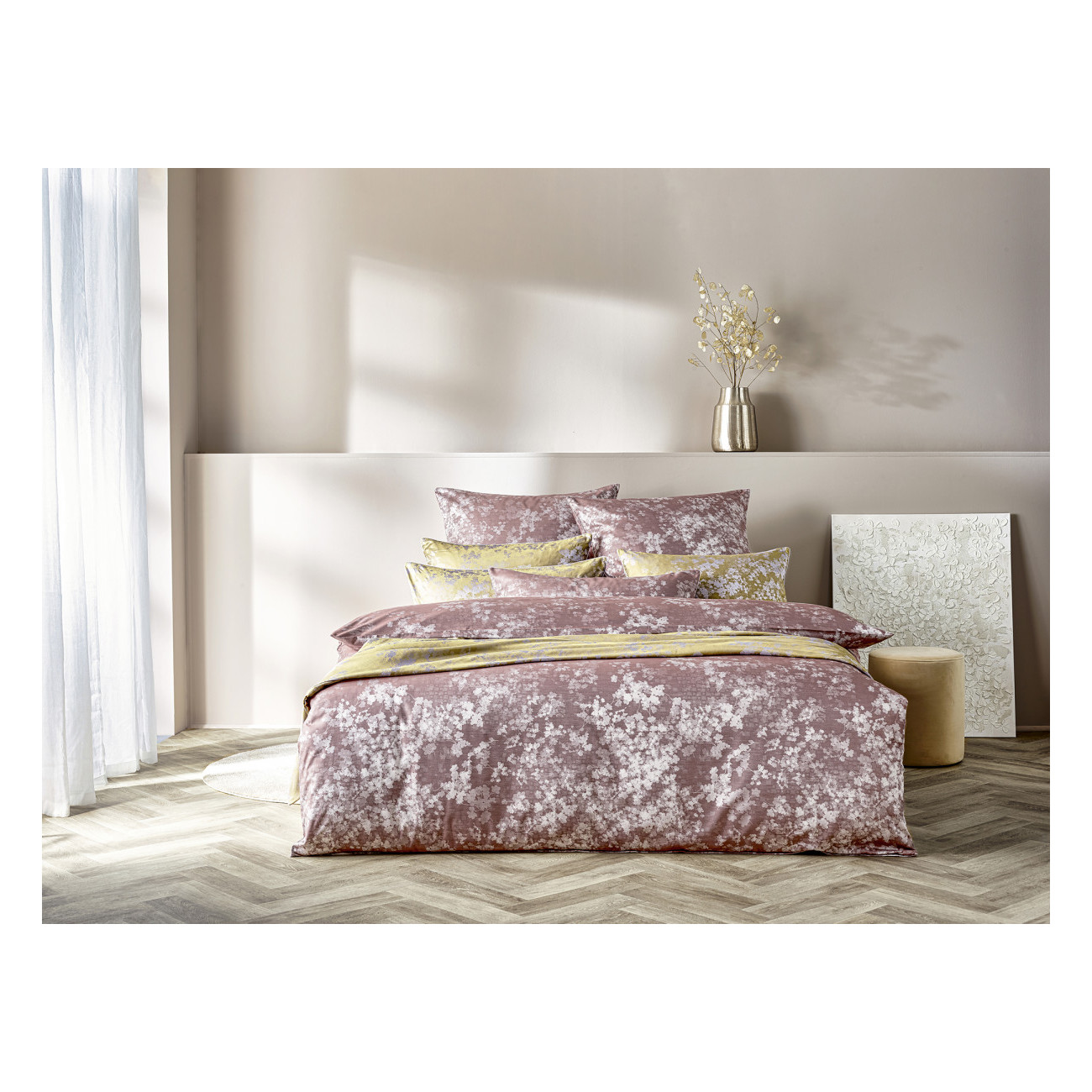 Pościel Bauer Flora 9060 Rose Brown Pościel Bauer Flora 9060 Rose Brown
