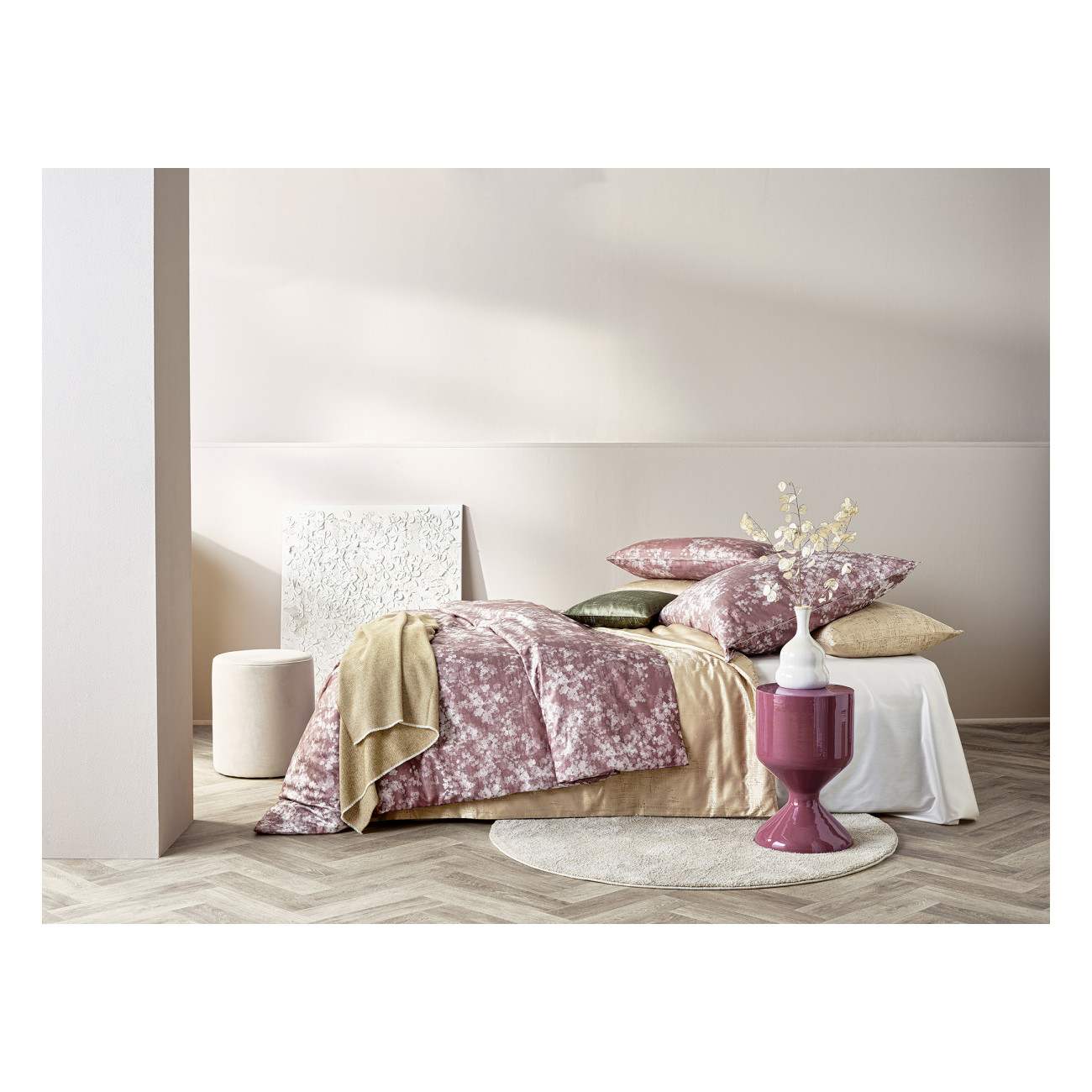 Pościel Bauer Flora 9060 Rose Brown Pościel Bauer Flora 9060 Rose Brown