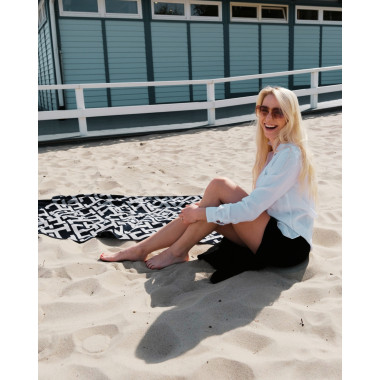 Ręcznik plażowy Tommy Hilfiger Spirit Navy