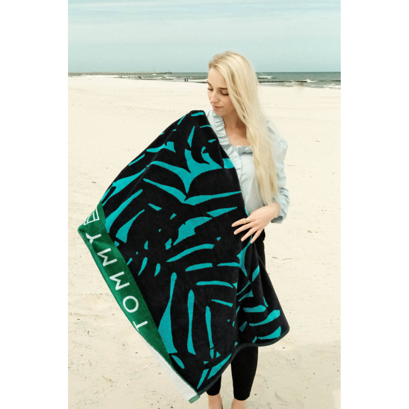 Ręcznik plażowy Tommy Hilfiger Holidays Lagune