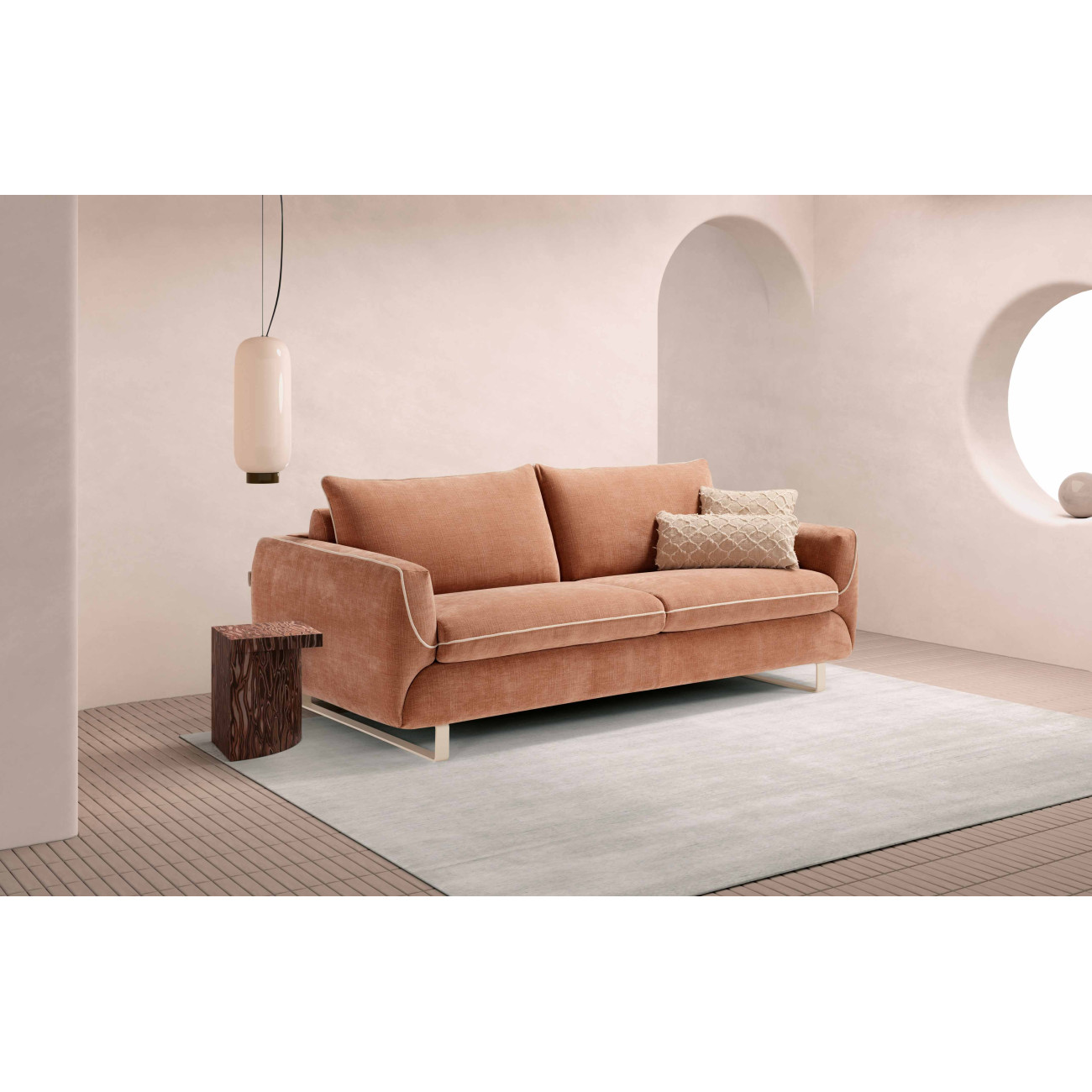 Funkcjonalna sofa rozkładana Dienne Cannes, szyta na miarę | JMB Design