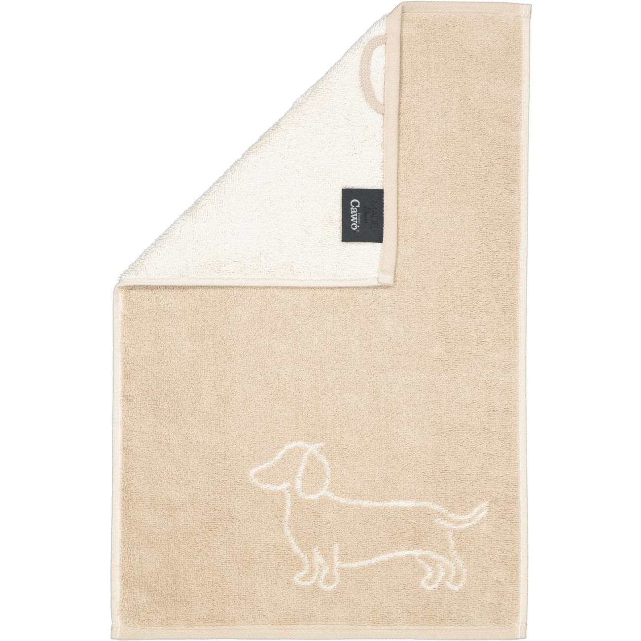 Ręcznik WE LOVE DOGS Przyjaciel Kremowo-beżowy | JMB Design