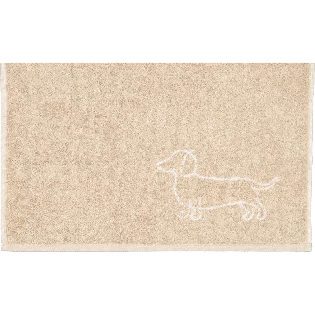 Ręcznik WE LOVE DOGS Przyjaciel Kremowo-beżowy | JMB Design