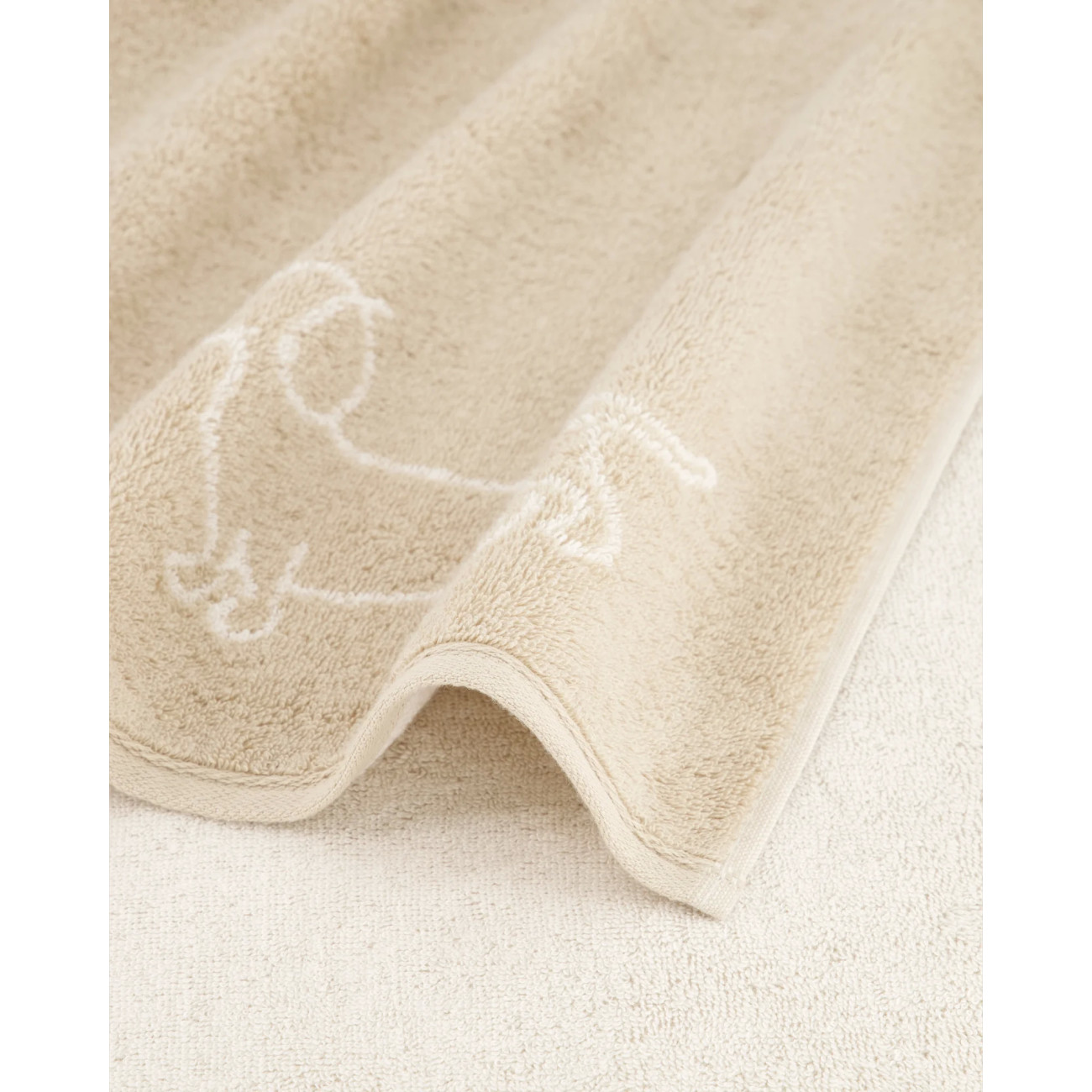 Ręcznik WE LOVE DOGS Przyjaciel Kremowo-beżowy | JMB Design