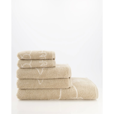 Ręcznik WE LOVE DOGS Przyjaciel Kremowo-beżowy | JMB Design