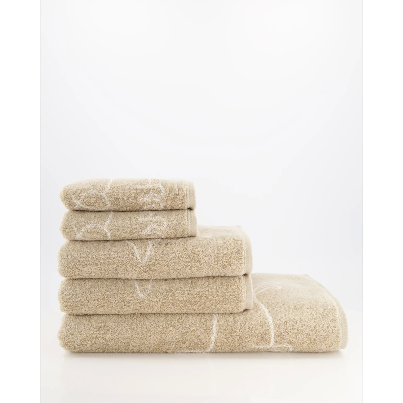 Ręcznik WE LOVE DOGS Przyjaciel Kremowo-beżowy | JMB Design