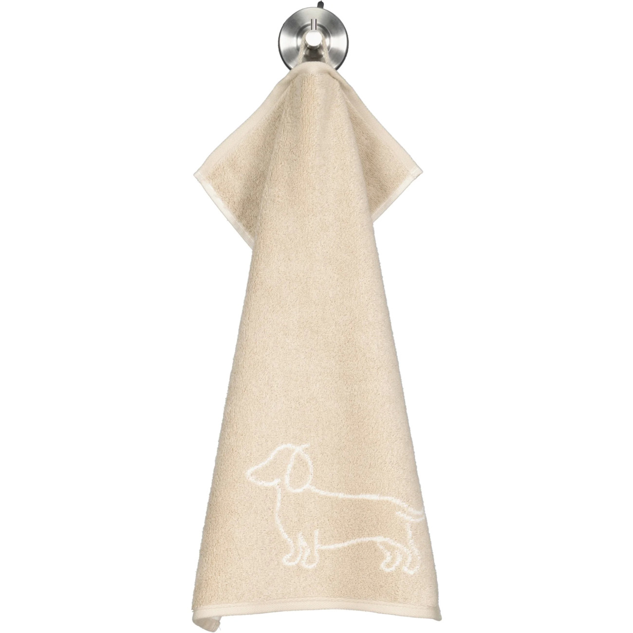 Ręcznik WE LOVE DOGS Przyjaciel Kremowo-beżowy | JMB Design