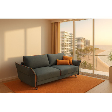 Sofa Dienne Alpi z funkcją spania – zagłówek, HR35, materac 210 cm | JMB Design Sofa Dienne Alpi z funkcją spania – zagłówek, HR35, materac 210 cm | JMB Design