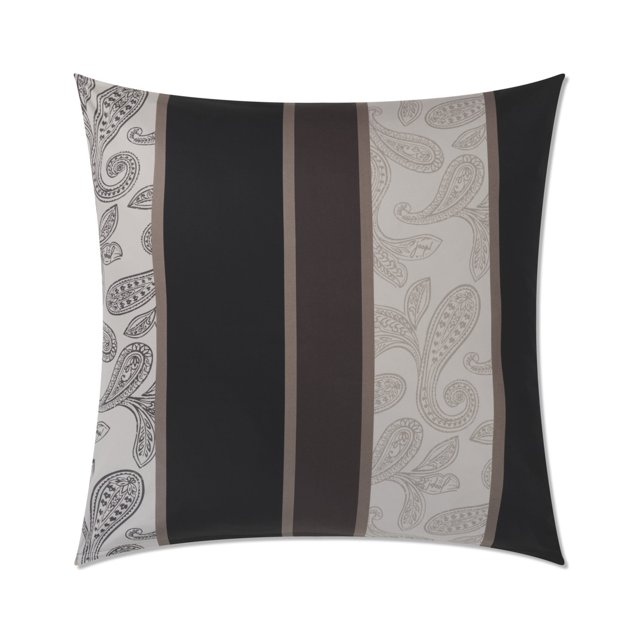 Pościel JOOP! Paisley Stripes Black – satyna bawełniana | JMB Design