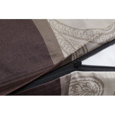 Pościel JOOP! Paisley Stripes Black – satyna bawełniana | JMB Design