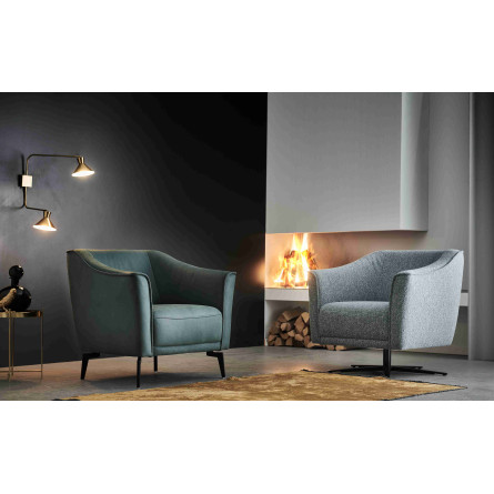 Fotel Bergamo Hukla – kompaktowa elegancja i komfort | JMB Design