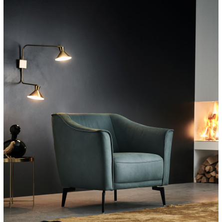 Fotel Bergamo Hukla – kompaktowa elegancja i komfort | JMB Design