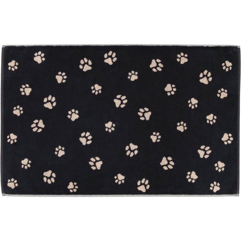 Cawö WE LOVE DOGS – czarno-beżowy dywanik w psie łapki | JMB Design Cawö WE LOVE DOGS – czarno-beżowy dywanik w psie łapki | JMB Design