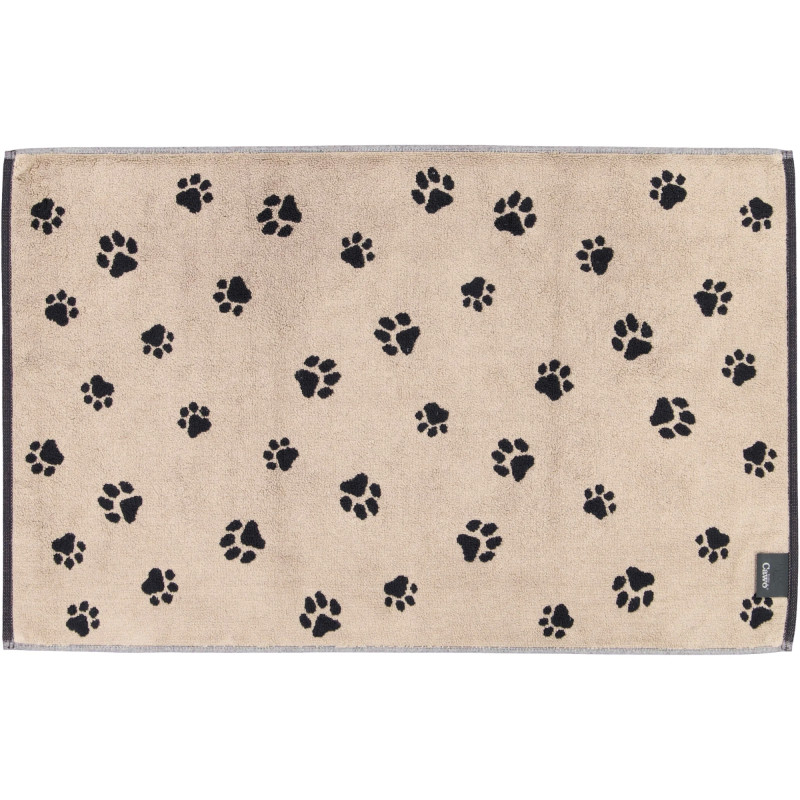 Cawö WE LOVE DOGS – czarno-beżowy dywanik w psie łapki | JMB Design Cawö WE LOVE DOGS – czarno-beżowy dywanik w psie łapki | JMB Design