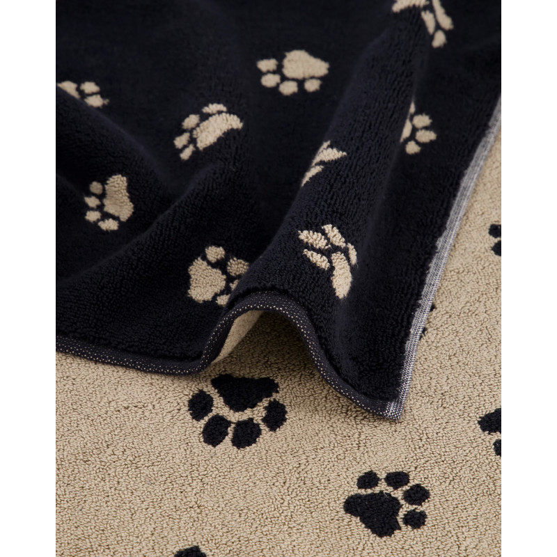 Cawö WE LOVE DOGS – czarno-beżowy dywanik w psie łapki | JMB Design Cawö WE LOVE DOGS – czarno-beżowy dywanik w psie łapki | JMB Design
