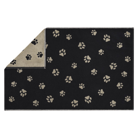 Cawö WE LOVE DOGS – czarno-beżowy dywanik w psie łapki | JMB Design Cawö WE LOVE DOGS – czarno-beżowy dywanik w psie łapki | JMB Design