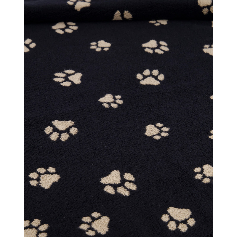 Cawö WE LOVE DOGS – czarno-beżowy dywanik w psie łapki | JMB Design Cawö WE LOVE DOGS – czarno-beżowy dywanik w psie łapki | JMB Design