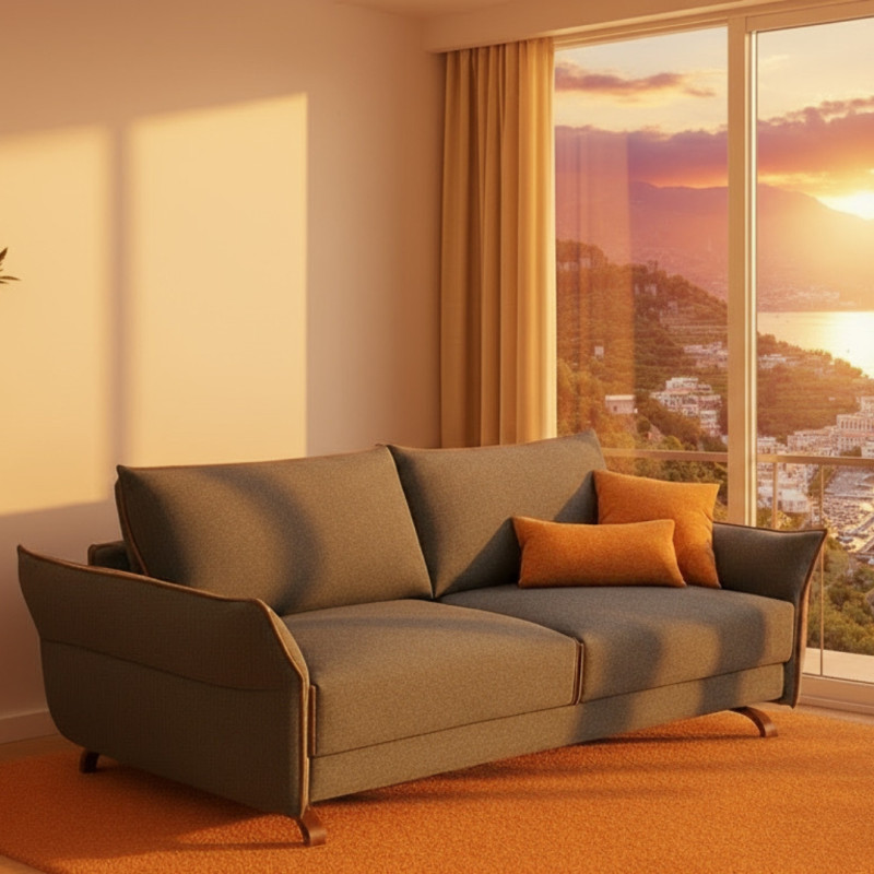Sofa Dienne Alpi z funkcją spania – zagłówek, HR35, materac 210 cm | JMB Design Sofa Dienne Alpi z funkcją spania – zagłówek, HR35, materac 210 cm | JMB Design