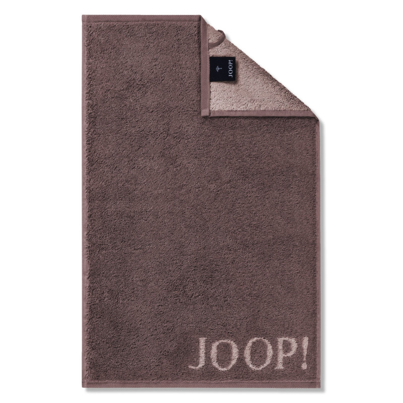JOOP! Contour Doubleface Mauve – jagodowy, różowy ręcznik | JMB Design
