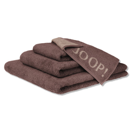 JOOP! Contour Doubleface Mauve – jagodowy, różowy ręcznik | JMB Design