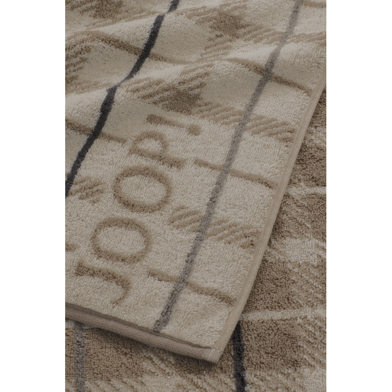 JOOP! Contour Checked Creme - kremowy ręcznik w kratę | JMB Design JOOP! Contour Checked Creme - kremowy ręcznik w kratę | JMB Design