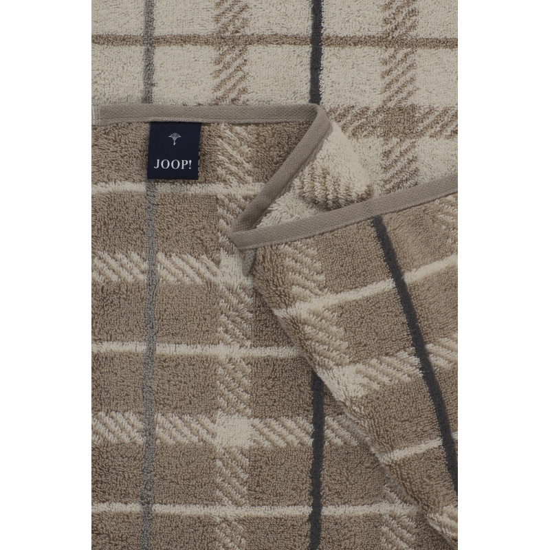 JOOP! Contour Checked Creme - kremowy ręcznik w kratę | JMB Design JOOP! Contour Checked Creme - kremowy ręcznik w kratę | JMB Design