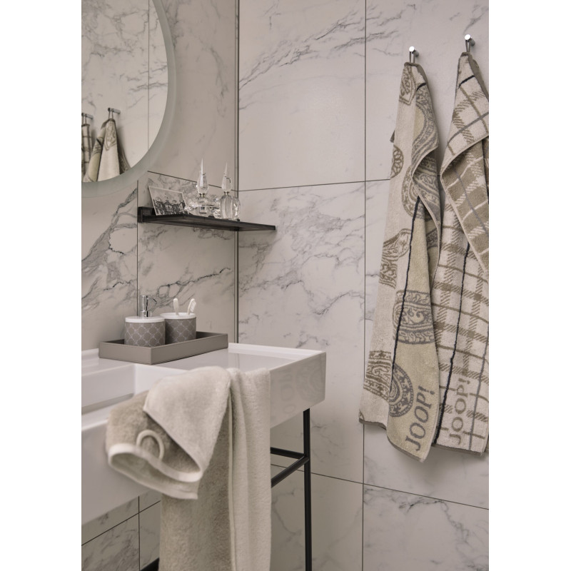 JOOP! Contour Checked Creme - kremowy ręcznik w kratę | JMB Design JOOP! Contour Checked Creme - kremowy ręcznik w kratę | JMB Design