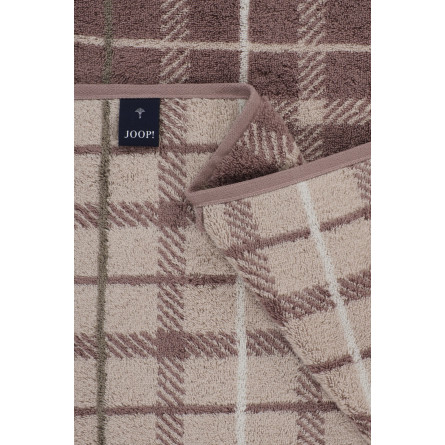 JOOP! Contour Checked Mauve - jagodowy ręcznik w kratę | JMB Design JOOP! Contour Checked Mauve - jagodowy ręcznik w kratę | JMB Design