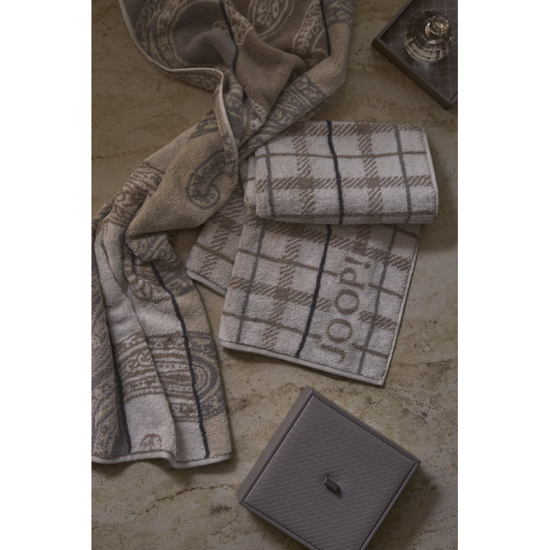 JOOP! Contour Paisley Creme - elegancki kremowy ręcznik | JMB Design