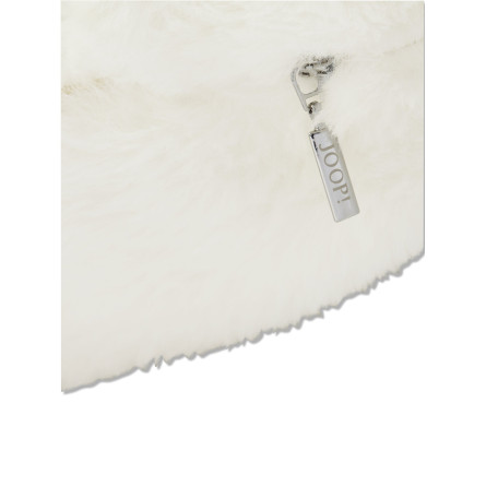 JOOP! Cozy Cornflower White - biała poduszka z futerka | JMB Design JOOP! Cozy Cornflower White - biała poduszka z futerka | JMB Design