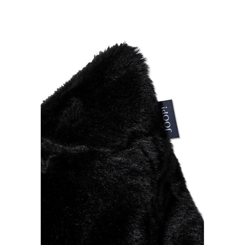 JOOP! Cozy Cornflower Black - czarna poduszka z futra | JMB Design JOOP! Cozy Cornflower Black - czarna poduszka z futra | JMB Design